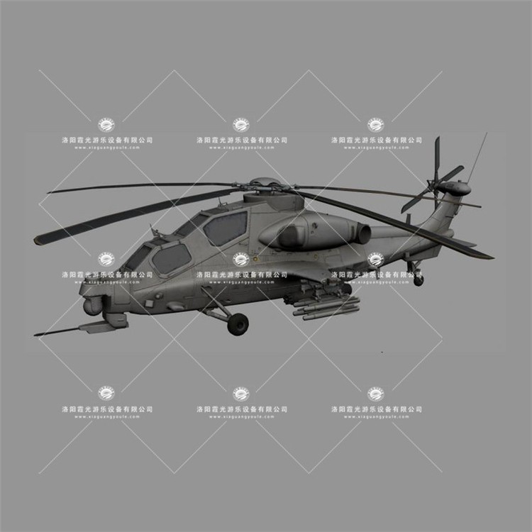 宝坻武装直升机3D模型